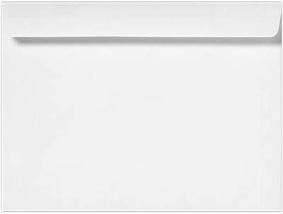 LUXPaper 9 x 12 Booklet Envelopes | Bright White | 24lb. Text | 250 Qty - Image 2