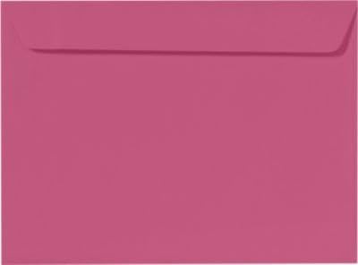 LUXPaper 9 x 12 Booklet Envelopes | Magenta Pink | 80lb. Text | 500 Qty by LUXPaper
