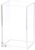 HSYMQ Clear Acrylic Pencil Pen Holder Cup, Acrylic Desk Accessories, Stationery by HSYMQ