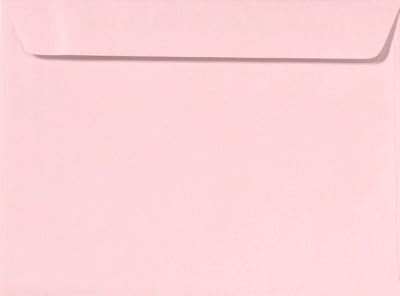 LUXPaper 9 x 12 Booklet Envelopes | Candy Pink | 80lb. Text | 500 Qty by LUXPaper