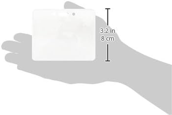 Amazon Basics Horizontal Clear Plastic ID Badge Holders, 3.38" x 2.38" - Image 6