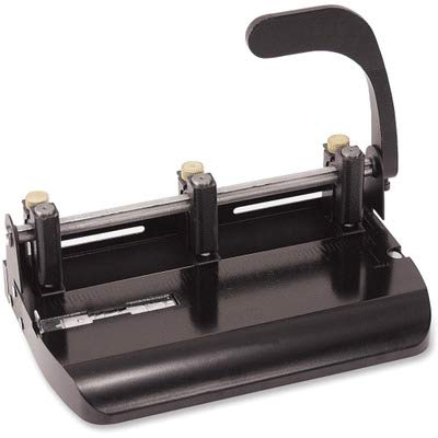 Officemate Adjustable 3-Hole Punch, Medium Duty, 32-Sheet Capacity, Adjustable - Image 4