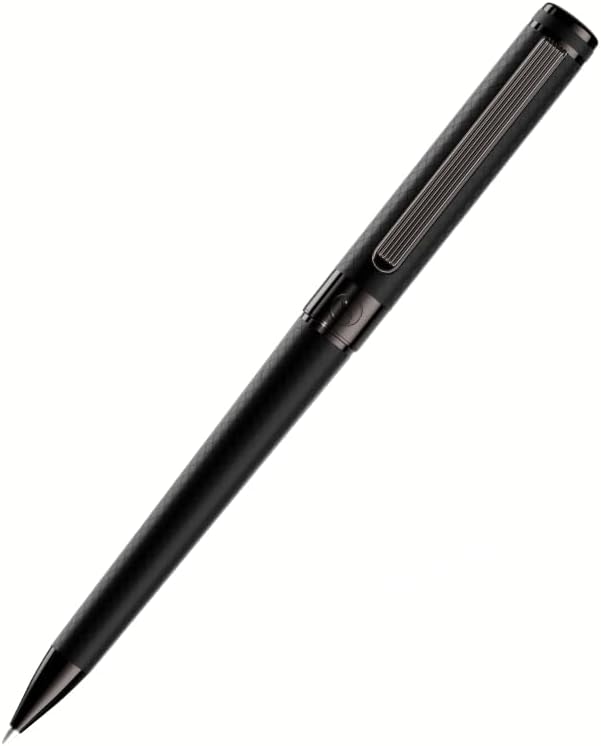 Scriveiner All Black Ballpoint Pen -Stunning Luxury All Metal Matt Black Pen - Image 8