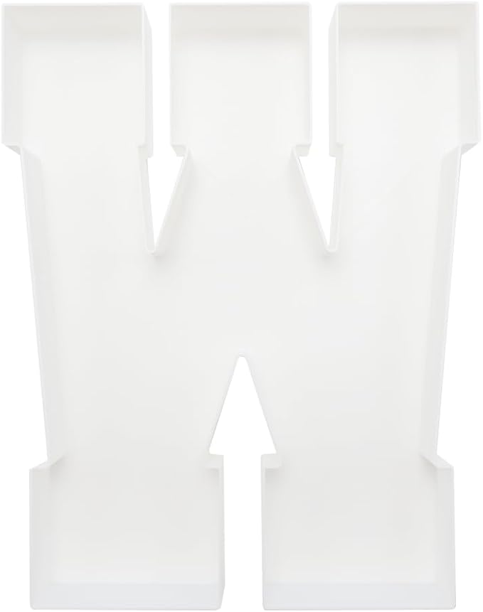 Plastic Fillable Letter Charcuterie Box, 10in Reusable Alphabet Shaped Tray - Image 5