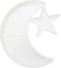 Plastic Fillable Charcuterie Box, 10in Reusable Moon Star Shaped Tray by ANNJINT