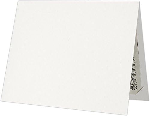 LUXPaper 9.5" x 12" Certificate Holders | White Linen | 100lb. Cover | 250 Qty by LUXPaper