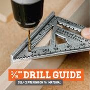 Swanson 4 1/2" Trim Speed Square | Made in the USA aluminum alloy rafter square - Image 8