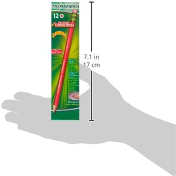 Ticonderoga Erasable Checking Wood-Cased Pencils, Pre-Sharpened - Image 3