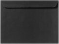LUXPaper 9 x 12 Booklet Envelopes | Black Linen | 80lb. Text | 50 Qty by LUXPaper