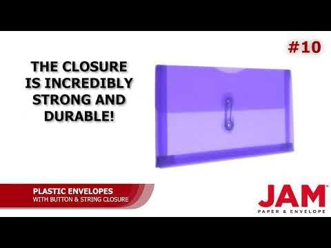 JAM PAPER Plastic Envelopes - Image 5