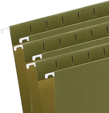 Staples Hanging File Folders, Legal Size, Standard Green, Durable Paper Stock – - Image 5