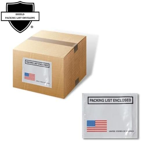 PSBM Bulk 1000 Pack 4 1/2" x 5 1/2" Back Loading Packing List Envelopes - Image 3