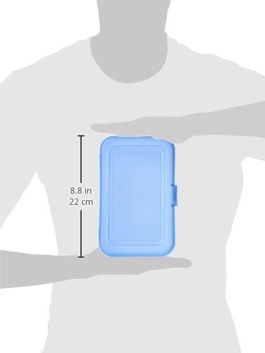 Amazon Basics 4-Pack Large Pencil Cases, Storage Organizer, Durable Plastic - Image 5