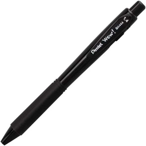 Pentel Wow! Retractable Super Smooth Ballpoint Pen, Bold Line, Triangular Barrel - Image 7