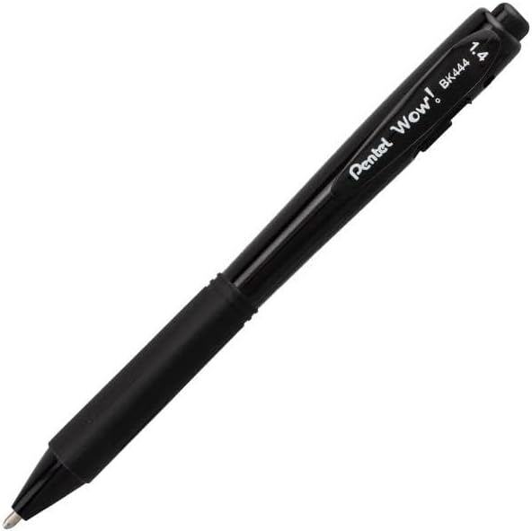 Pentel Wow! Retractable Super Smooth Ballpoint Pen, Bold Line, Triangular Barrel - Image 8