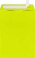 LUXPaper 9 x 12 Open End Envelopes | Peel & Press | Wasabi Green | 80lb. Text | by LUXPaper