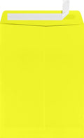 LUXPaper 9 x 12 Open End Envelopes | Peel & Press | Citrus Yellow | 80lb. Text by LUXPaper