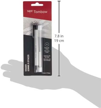 Tombow 57315 MONO Zero Eraser and Refill Value Pack, Round 2.3mm. Precision Tip - Image 4