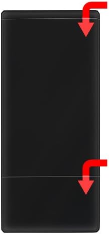 StoreSMART - Black Plastic Policy/Lotto Ticket Holders - 50 Pack - INS30-BK-50 - Image 3