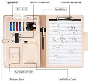 Toplive Business Padfolio, Executive Conference Folder - Image 3