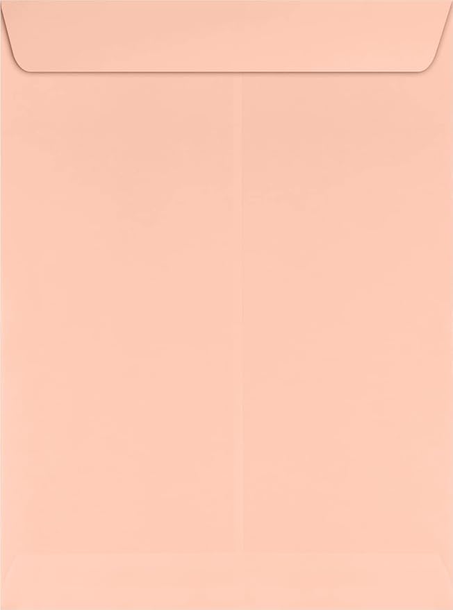 LUXPaper 9 x 12 Open End Envelopes | Peel & Press | Blush Pink | 80lb. Text | 1 - Image 2