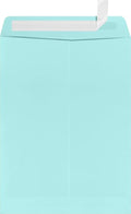 LUXPaper 9 x 12 Open End Envelopes | Peel & Press | Seafoam Blue | 80lb. Text | by LUXPaper