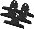 4 Inch Large Bulldog Clip, 10 Pack Stainless Steel File Money Binder Clips by HomeImpel