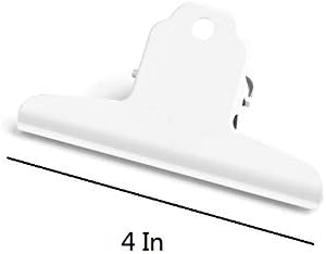 4 Inch Large Bulldog Clip, 10 Pack Stainless Steel File Money Binder Clips - Image 2