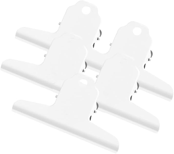 4 Inch Large Bulldog Clip, 10 Pack Stainless Steel File Money Binder Clips by HomeImpel