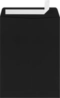 LUXPaper 9 x 12 Open End Envelopes | Peel & Press | Midnight Black | 80lb. Text by LUXPaper