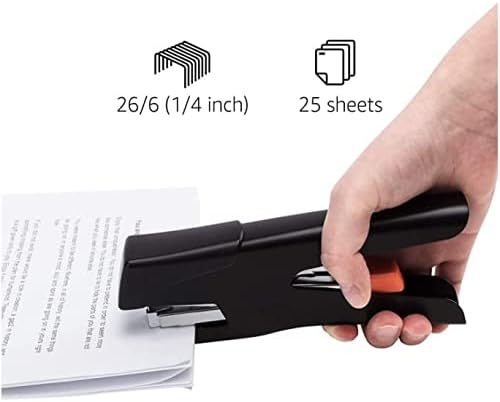 Amazon Basics Effortless Handheld Plier Stapler, 25 Sheet Capacity, Heavy Duty - Image 3