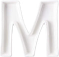 Coffeezone Small Ceramic Letter Dish & Mini Plates by Coffeezone