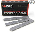 CKAuto 1oz, Adhesive Stick on Wheel Weights, EasyPeel Tape, 72 oz/Box, US by CKAuto