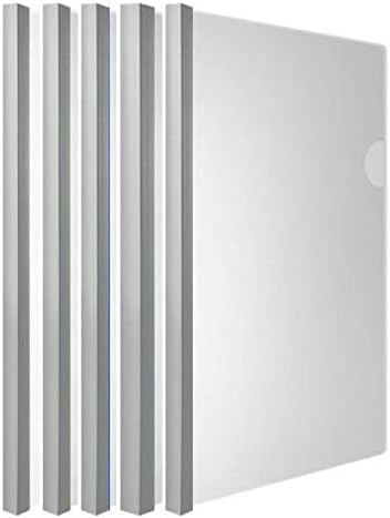 Plastic File Folder 10mm Sliding Bar Report Covers, 40 Sheet Capacity, by Unknown