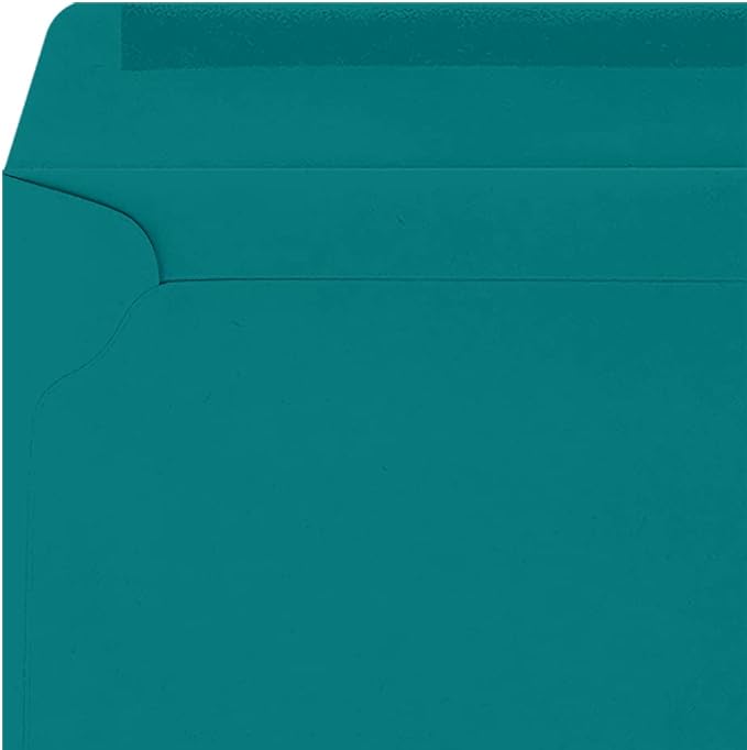 LUXPaper 9 x 12 Booklet Envelopes | Teal | 80lb. Text | 250 Qty - Image 4