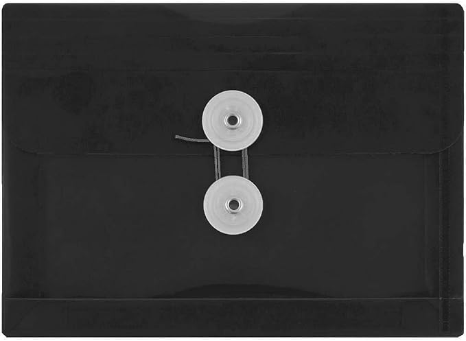 JAM PAPER Plastic Booklet Envelopes - Image 2