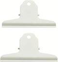 2PCS Extra Large Binder Clips Metal Bulldog Clips Large Paper Clamps Holder by SEEKRARE