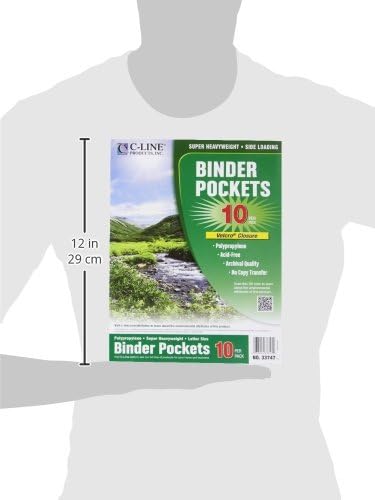 C-Line Biodegradable Acid-Free Poly Binder Pocket - Image 3