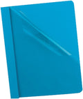 Oxford Clear Front Report Covers, Light Blue, Letter Size, 25 per Box by Oxford