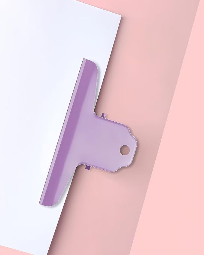 2PCS Extra Large Binder Clips Metal Large Bulldog Clips Paper Clamps Holder - Image 4