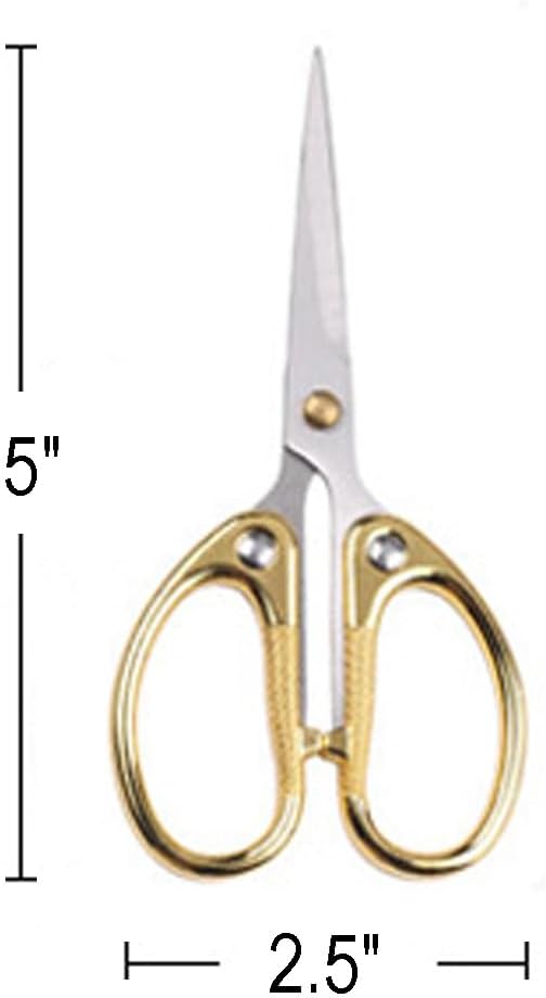5" All Stainless Steel Office Scissors, Ultra Sharp Blade Shears, Sturdy Sharp - Image 2