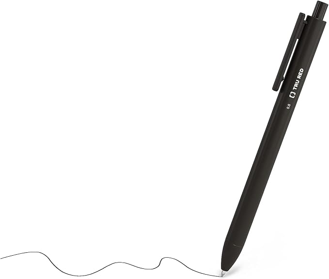 TRU RED Retractable Gel Pens, Fine Point 0.5mm, 15 Pack – Quick‑Dry Pens - Image 3