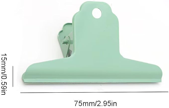 2PCS Extra Large Binder Clips Metal Bulldog Clips Large Paper Clamps Holder - Image 9