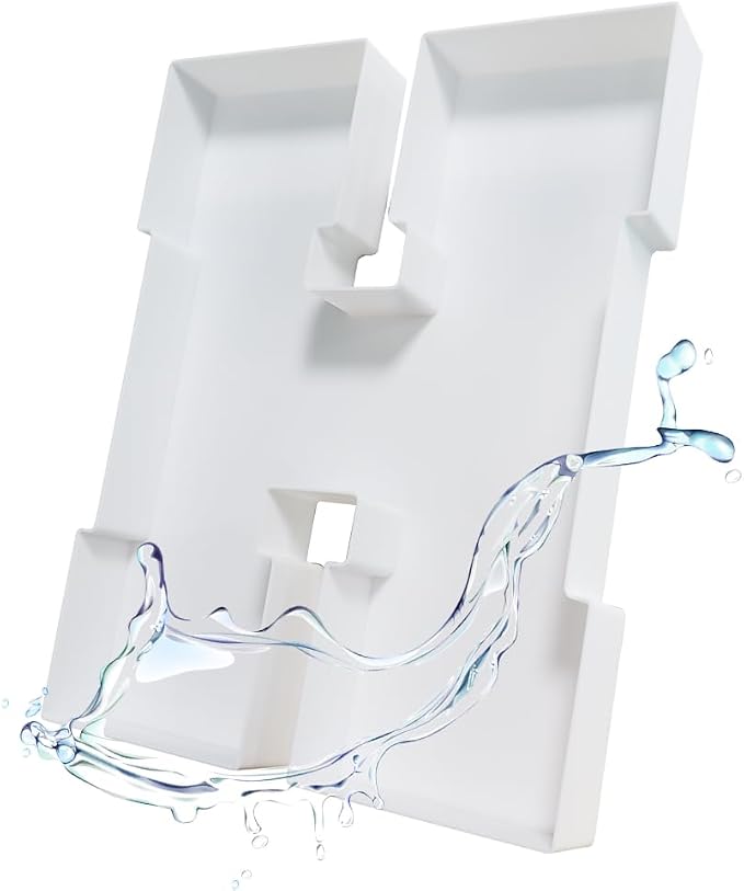 Plastic Fillable Letter Charcuterie Box, 10in Reusable Alphabet Shaped Tray - Image 5