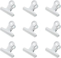 HAHIYO 2.5inch White Bulldog Clips Metal File Hinge Binder Clips Clamps Save by HAHIYO
