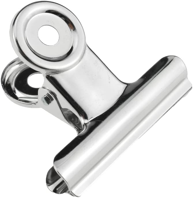 HAHIYO 2inch Silver Bulldog Clips Metal File Hinge Binder Clips Clamps Save by HAHIYO