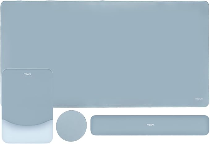 MOSISO Keyboard Mouse Pad Set, Large Gaming Mouse Pad&Rectangular Keyboard by MOSISO