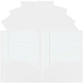 24 Pack White Plastic Folders by EPI