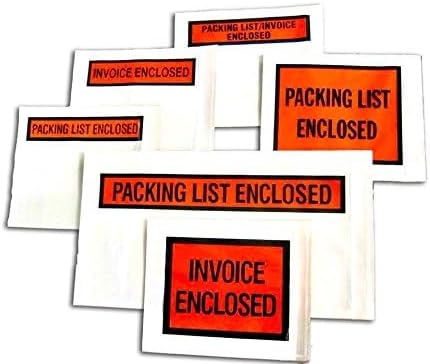 Packing List Enclosed Pouches – Clear Adhesive Envelope Bag - Image 8
