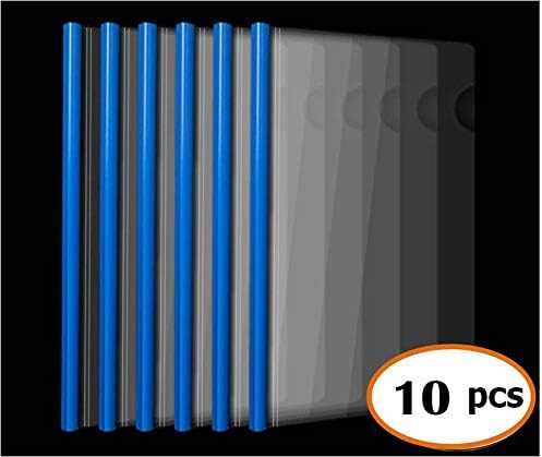 Plastic File Folder 10mm Sliding Bar Report Covers, 40 Sheet Capacity, - Image 2